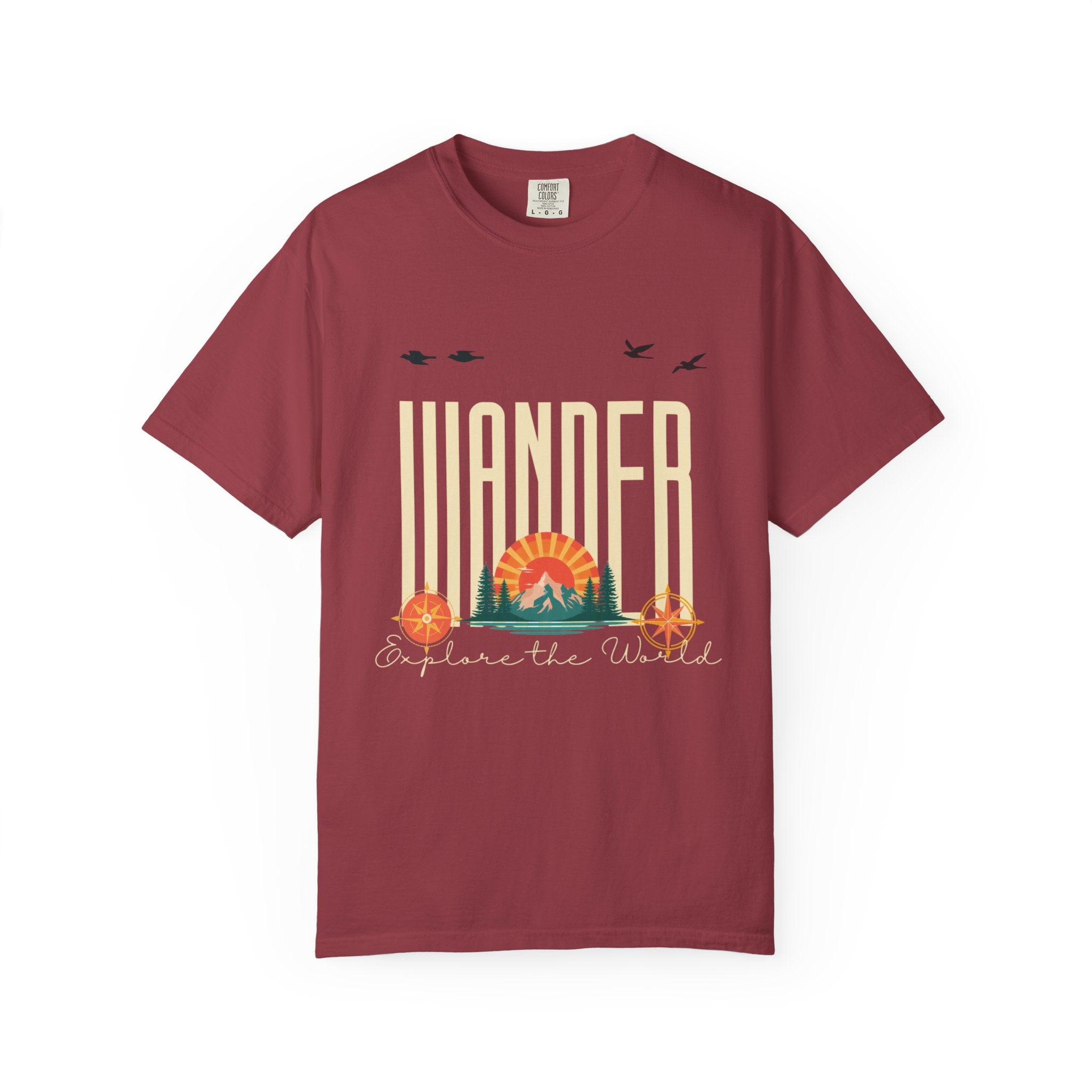 Wander Explore the World Vintage Adventure T-Shirt