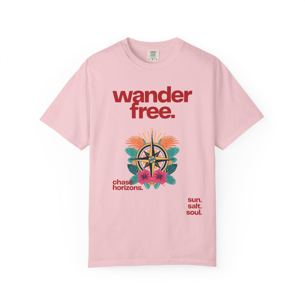 Wander Free T-Shirt – Tropical Adventure Travel Tee