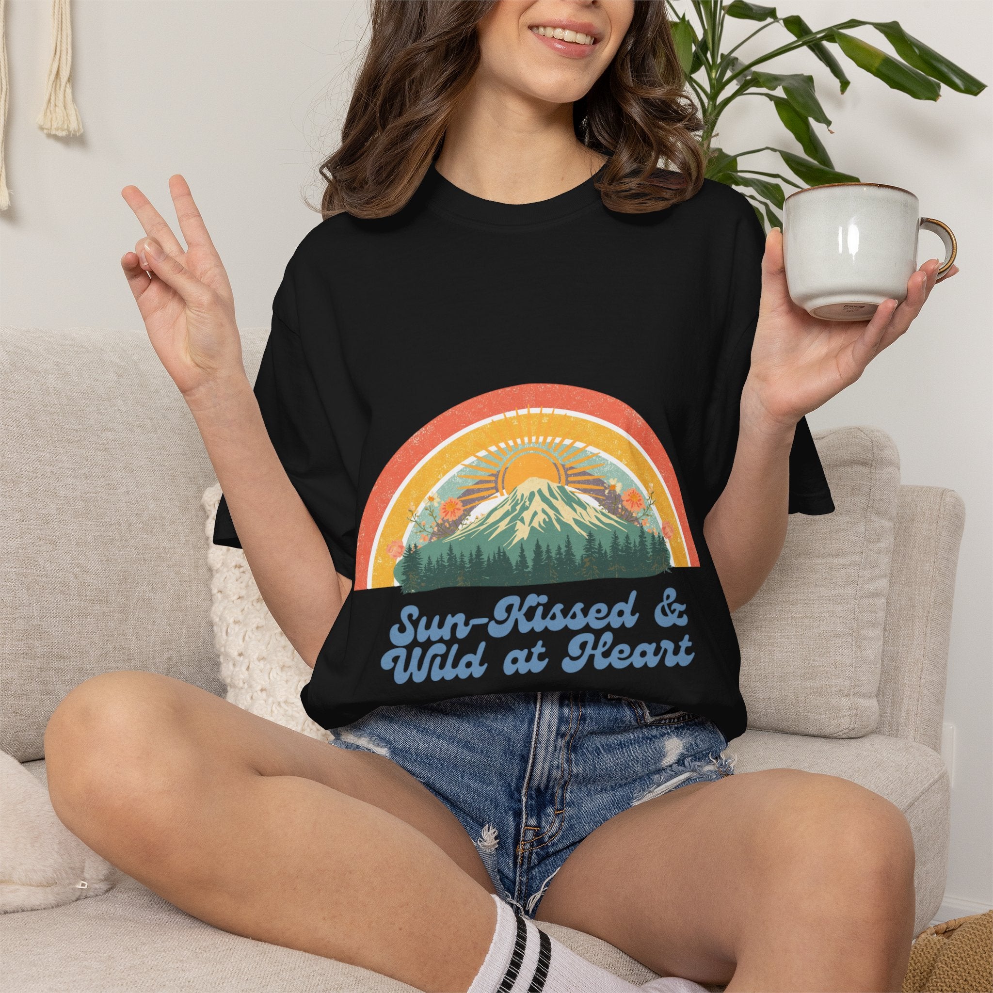 Sun-Kissed & Wild at Heart Vintage Nature T-Shirt