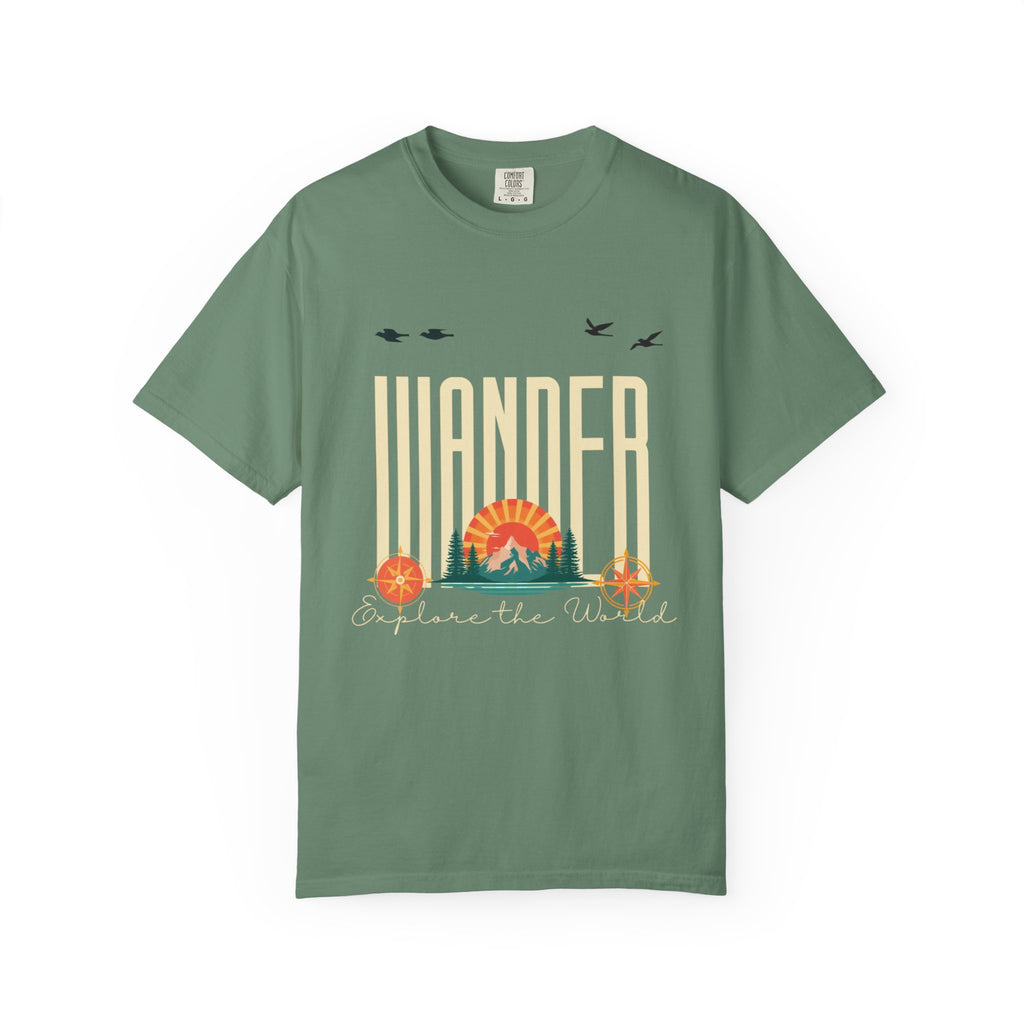 Wander Explore the World Vintage Adventure T-Shirt