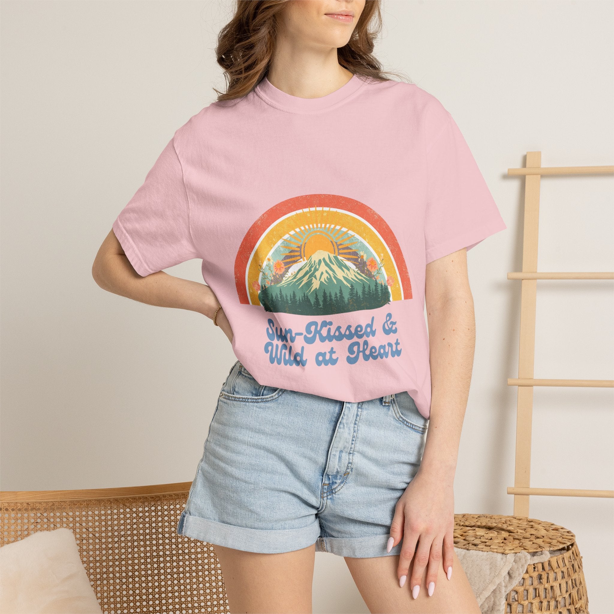 Sun-Kissed & Wild at Heart Vintage Nature T-Shirt