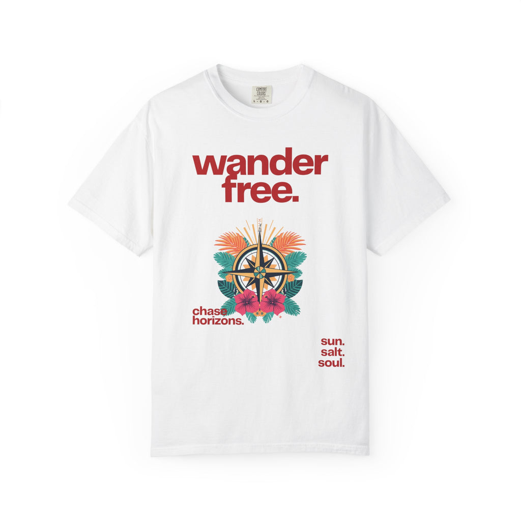 Wander Free T-Shirt – Tropical Adventure Travel Tee