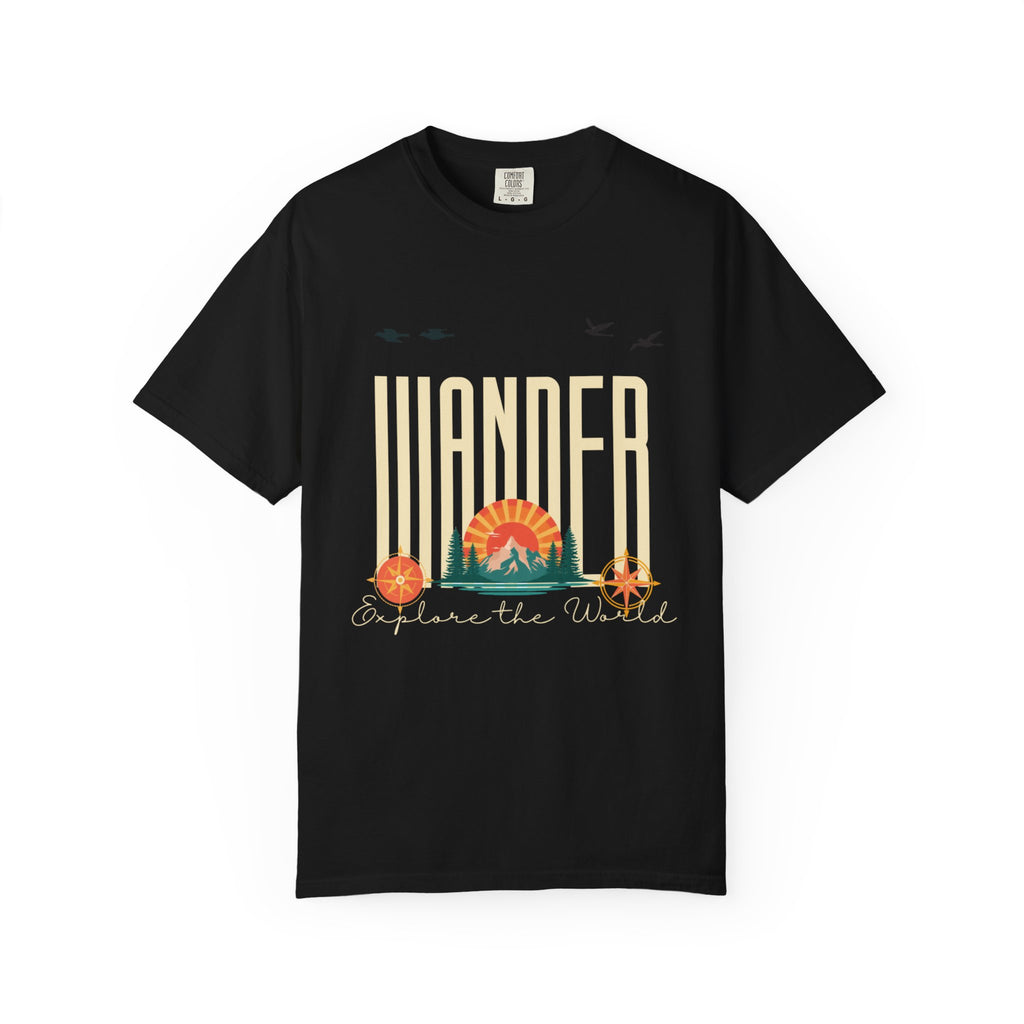 Wander Explore the World Vintage Adventure T-Shirt