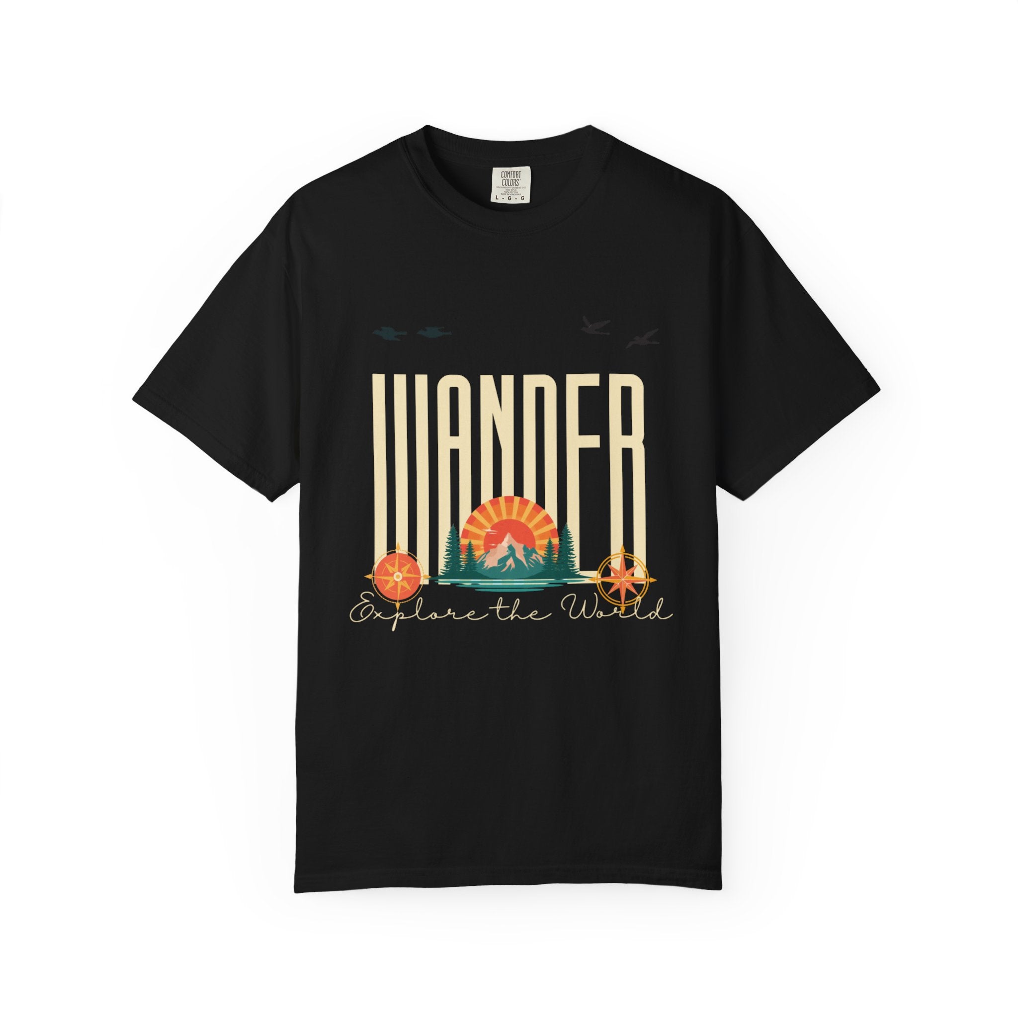 Wander Explore the World Vintage Adventure T-Shirt